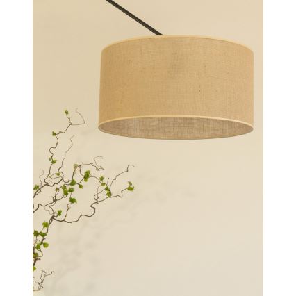 LED Podesivi luster na šipci GORTA 1xE27/60W/230V juta