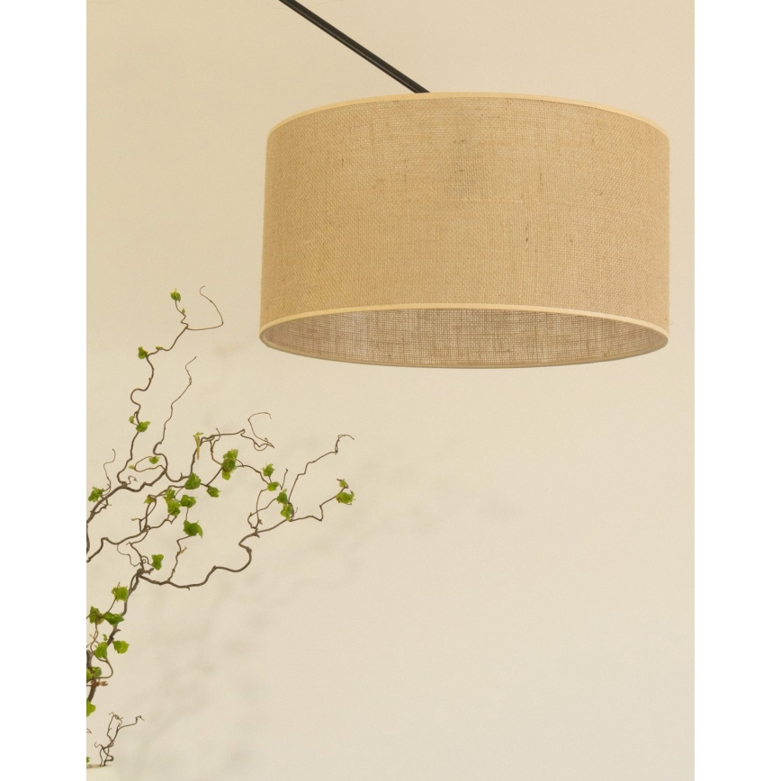 LED Podesivi luster na šipci GORTA 1xE27/60W/230V juta