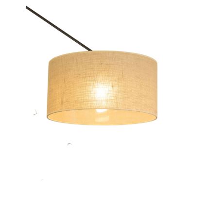 LED Podesivi luster na šipci GORTA 1xE27/60W/230V juta