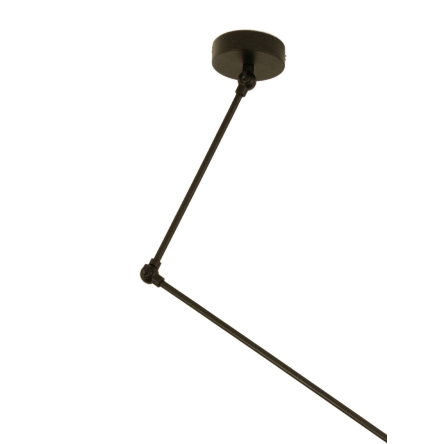 LED podesivi luster na štapu GORTA 1xE27/60W/230V bež/zlatna