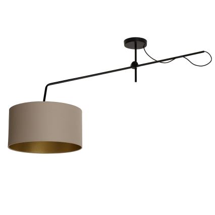 LED podesivi stropni luster VENICE 1xE27/60W/230V bež/zlatna