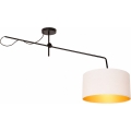 LED podesivi stropni luster VENICE 1xE27/60W/230V bijela/zlatna