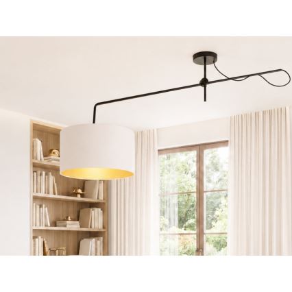 LED podesivi stropni luster VENICE 1xE27/60W/230V bijela/zlatna