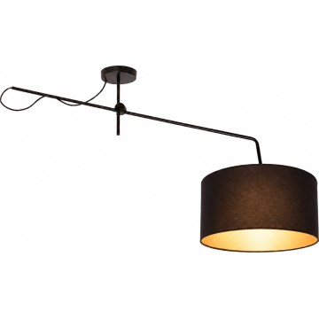 LED podesivi stropni luster VENICE 1xE27/60W/230V crna/zlatna