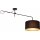 LED podesivi stropni luster VENICE 1xE27/60W/230V crna/zlatna