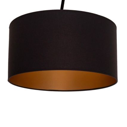 LED podesivi stropni luster VENICE 1xE27/60W/230V crna/zlatna