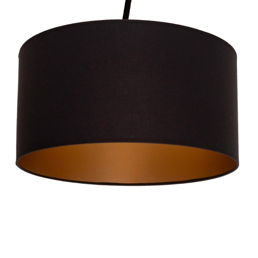 LED podesivi stropni luster VENICE 1xE27/60W/230V crna/zlatna