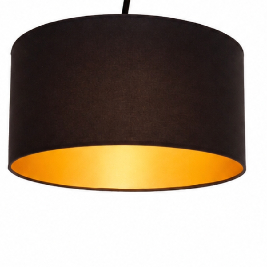 LED podesivi stropni luster VENICE 1xE27/60W/230V crna/zlatna