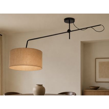 LED podesivi stropni luster VENICE 1xE27/60W/230V juta