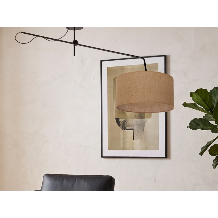 LED podesivi stropni luster VENICE 1xE27/60W/230V juta