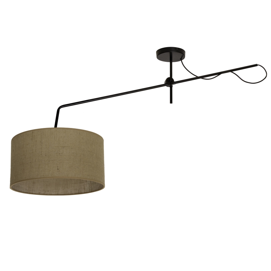 LED podesivi stropni luster VENICE 1xE27/60W/230V juta