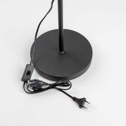 LED podna lampa 1xE27/7W/230V crna