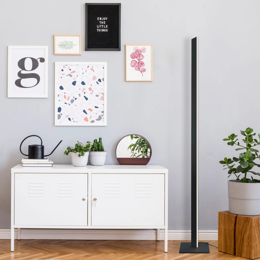 LED Podna lampa BERNADETTA LED/28W/230V 4000K crna