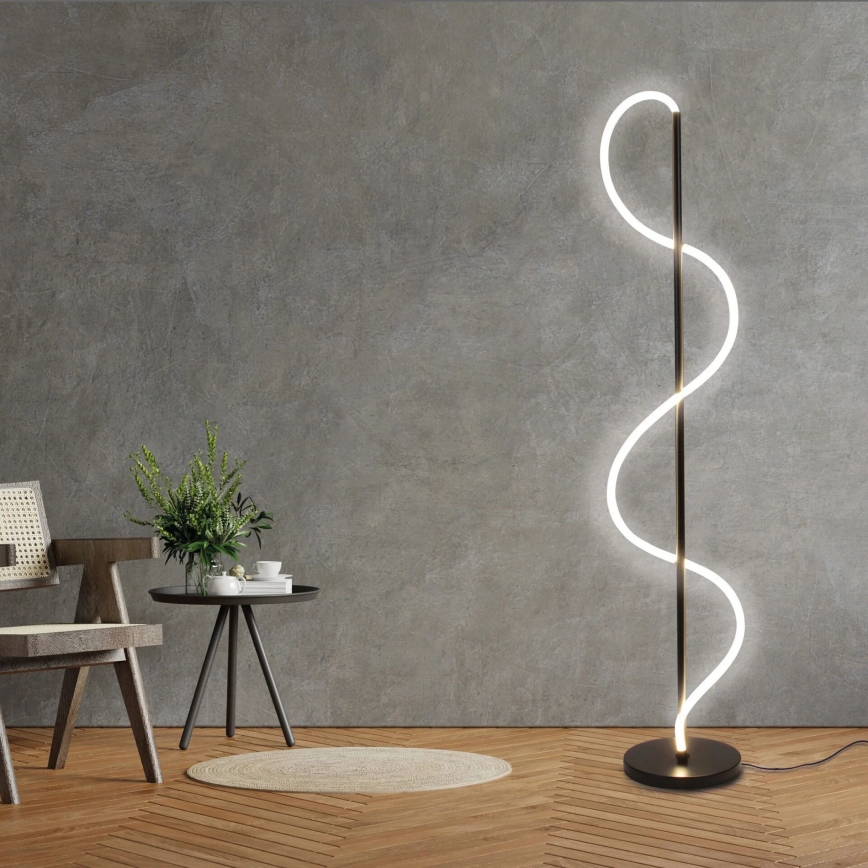 LED Podna lampa EMMA LED/36W/230V crna