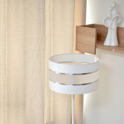 LED Podna lampa HELEN 1xE27/15W/230V bijela