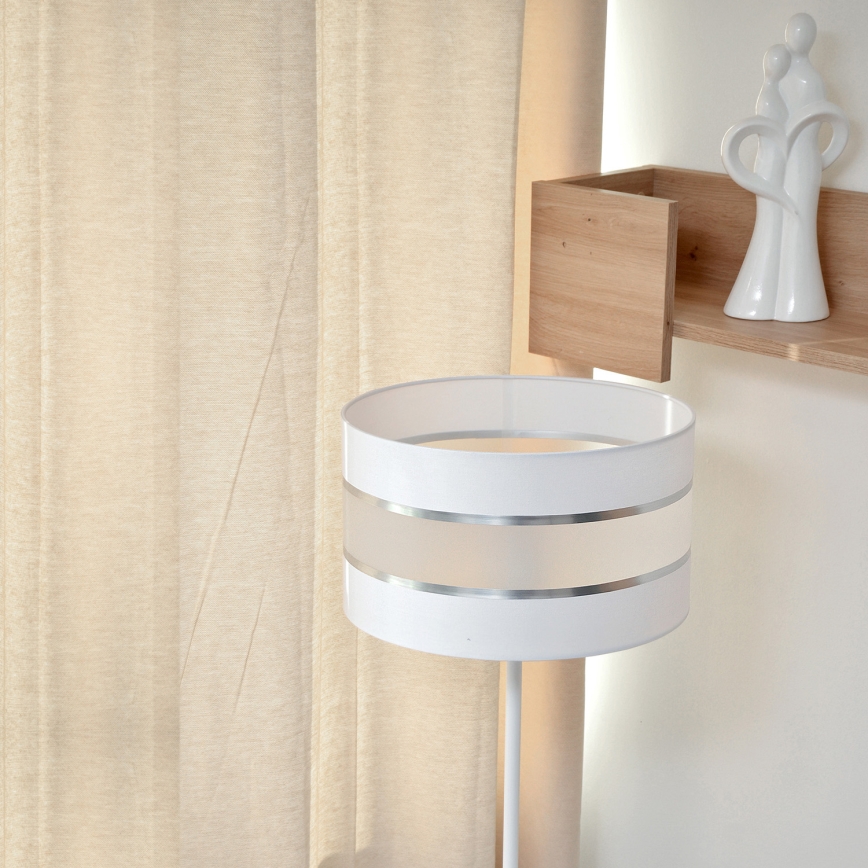 LED Podna lampa HELEN 1xE27/15W/230V bijela