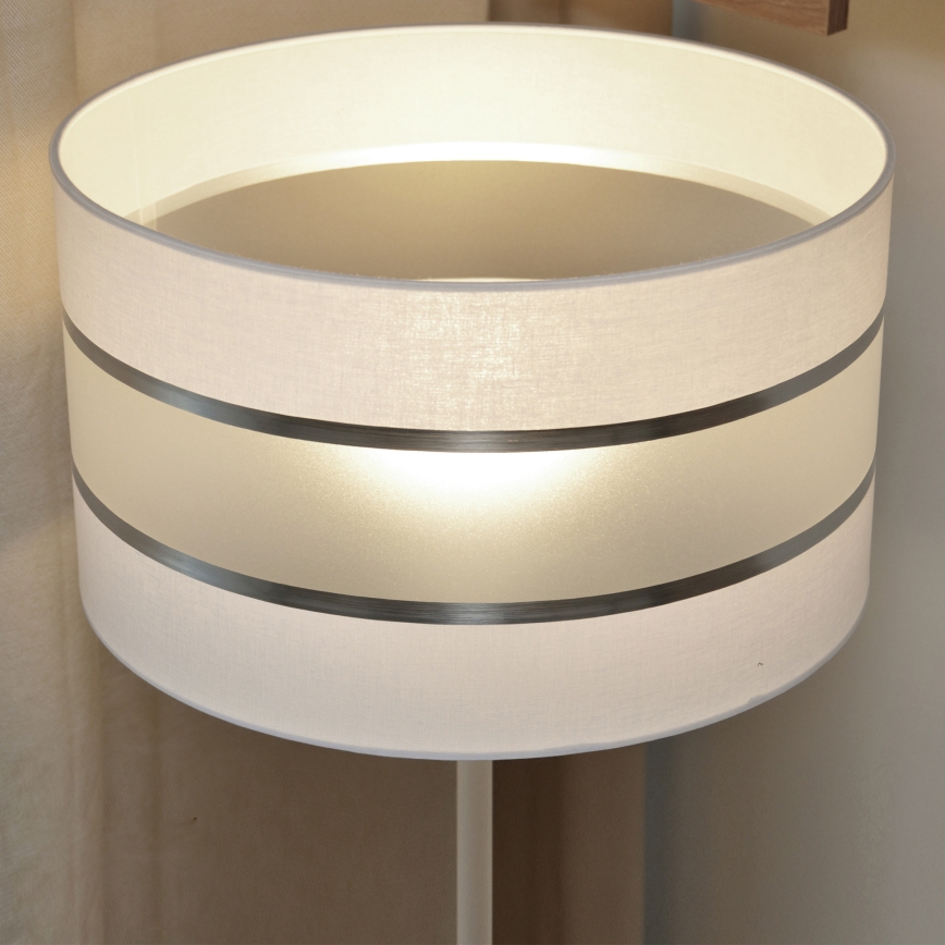 LED Podna lampa HELEN 1xE27/15W/230V bijela