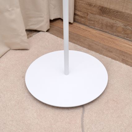 LED Podna lampa HELEN 1xE27/15W/230V bijela