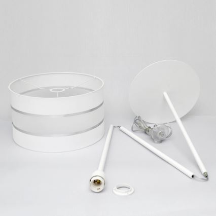 LED Podna lampa HELEN 1xE27/15W/230V bijela
