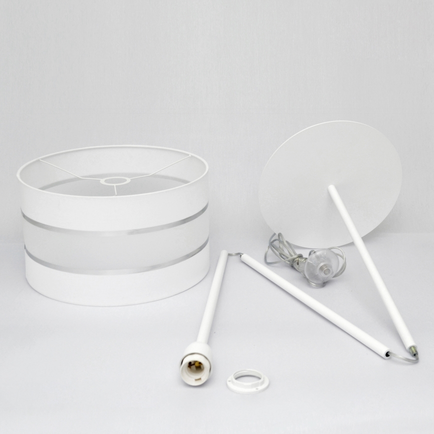 LED Podna lampa HELEN 1xE27/15W/230V bijela