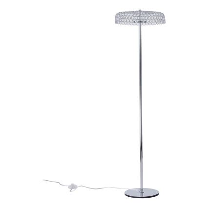 LED Podna lampa LED/10W/230V 3000K sjajni krom