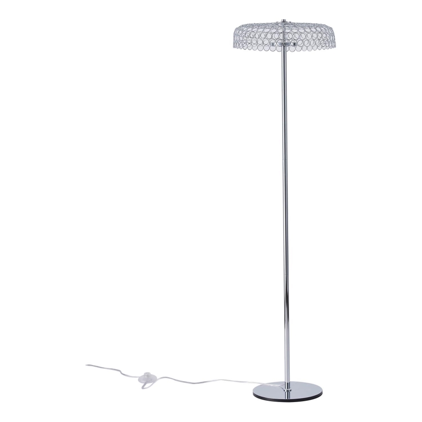 LED Podna lampa LED/10W/230V 3000K sjajni krom
