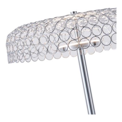 LED Podna lampa LED/10W/230V 3000K sjajni krom