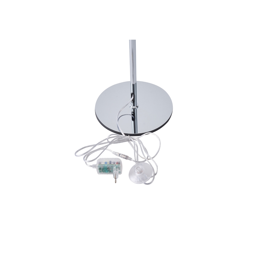 LED Podna lampa LED/10W/230V 3000K sjajni krom