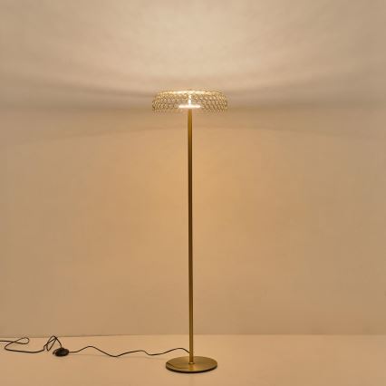 LED Podna lampa LED/10W/230V 3000K zlatna
