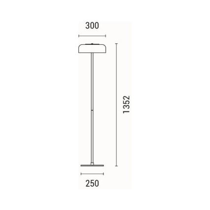 LED Podna lampa LED/8W/230V 3000K