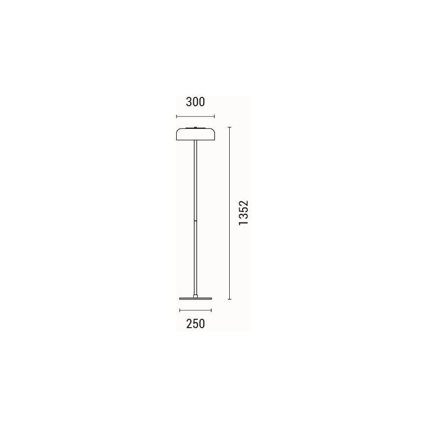 LED Podna lampa LED/8W/230V 3000K