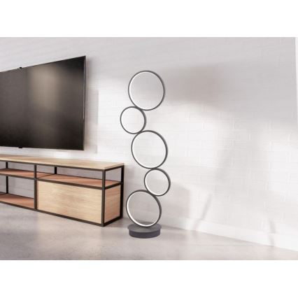 LED podna lampa s mogućnošću prigušivanja LED/85W/230V 3000-6500K + daljinski upravljač