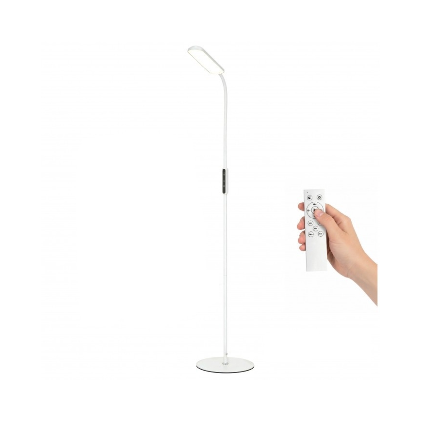 LED podna lampa s prigušivanjem TEILO LED/10W/230V 3000/4000/6500K bijela + daljinski upravljač