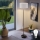 LED podna lampa TUNJA 1xE27/20W/230V promjer 38 cm crna/bijela