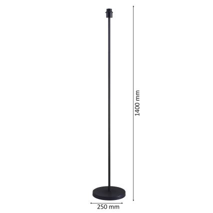 LED podna lampa TUNJA 1xE27/20W/230V promjer 38 cm crna/bijela