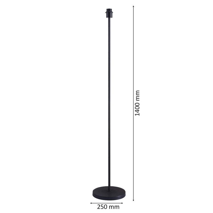 LED podna lampa TUNJA 1xE27/20W/230V promjer 38 cm crna/bijela