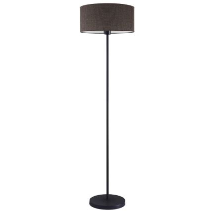 LED podna lampa TUNJA 1xE27/20W/230V, promjer 38 cm, crna/smeđa