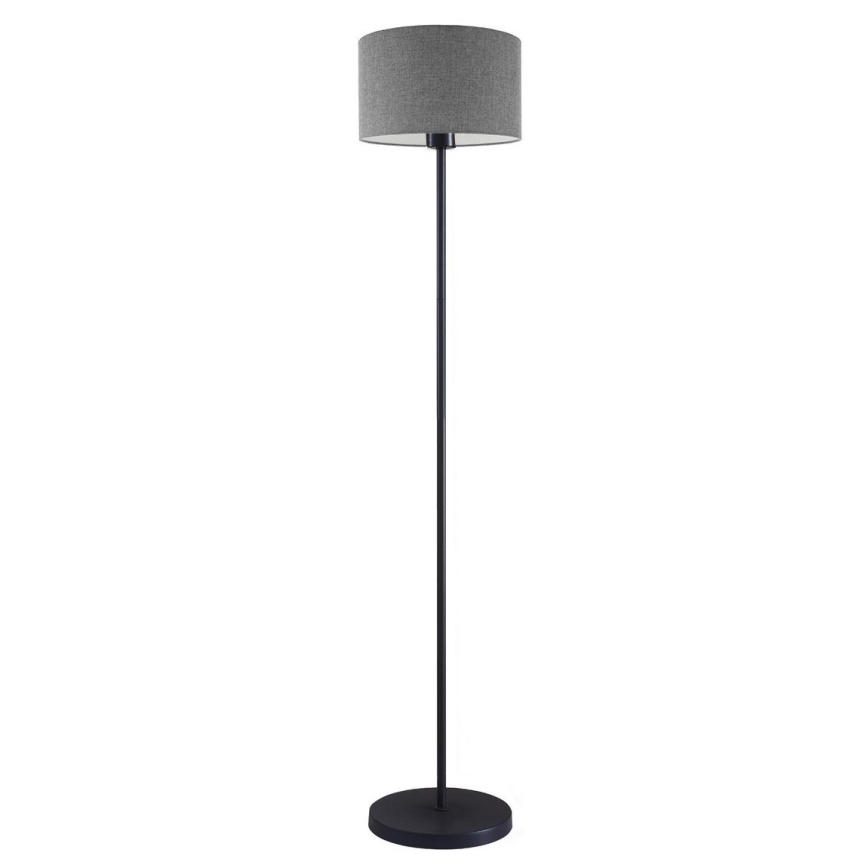 LED podna lampa TUNJA 1xE27/20W/230V Ø 30 cm crna/siva