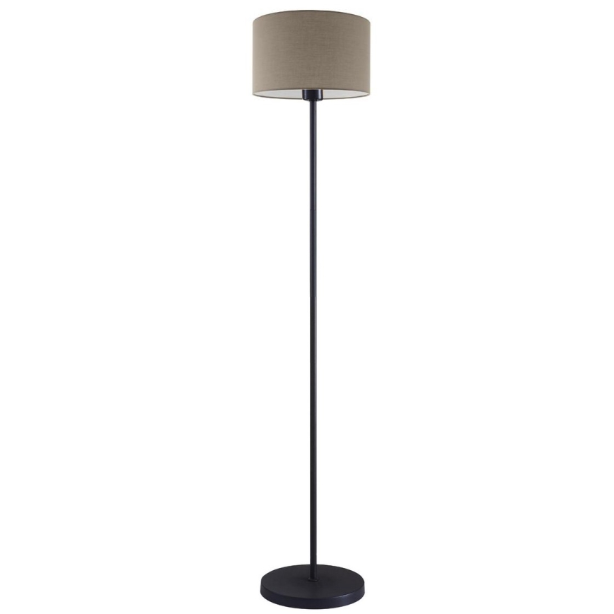 LED podna lampa TUNJA 1xE27/20W/230V Ø 30 cm crna/taupe