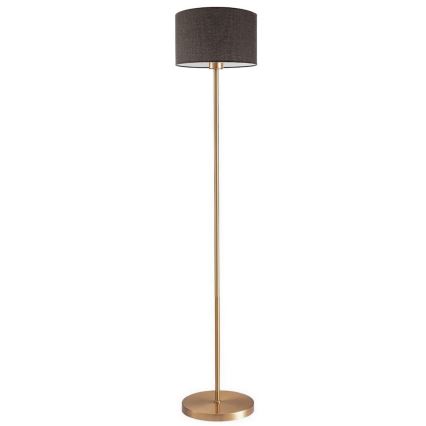 LED podna lampa TUNJA 1xE27/20W/230V Ø 30 cm zlatna/smeđa