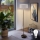 LED podna lampa TUNJA 1xE27/20W/230V Ø 38 cm crna/bijela