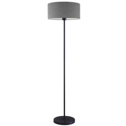 LED podna lampa TUNJA 1xE27/20W/230V Ø 38 cm crna/siva