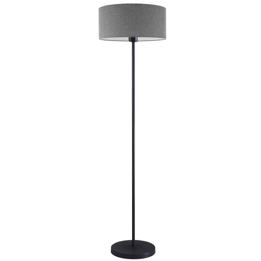 LED podna lampa TUNJA 1xE27/20W/230V Ø 38 cm crna/siva