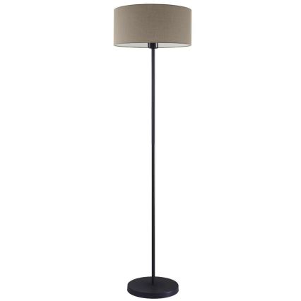 LED podna lampa TUNJA 1xE27/20W/230V Ø 38 cm crna/taupe