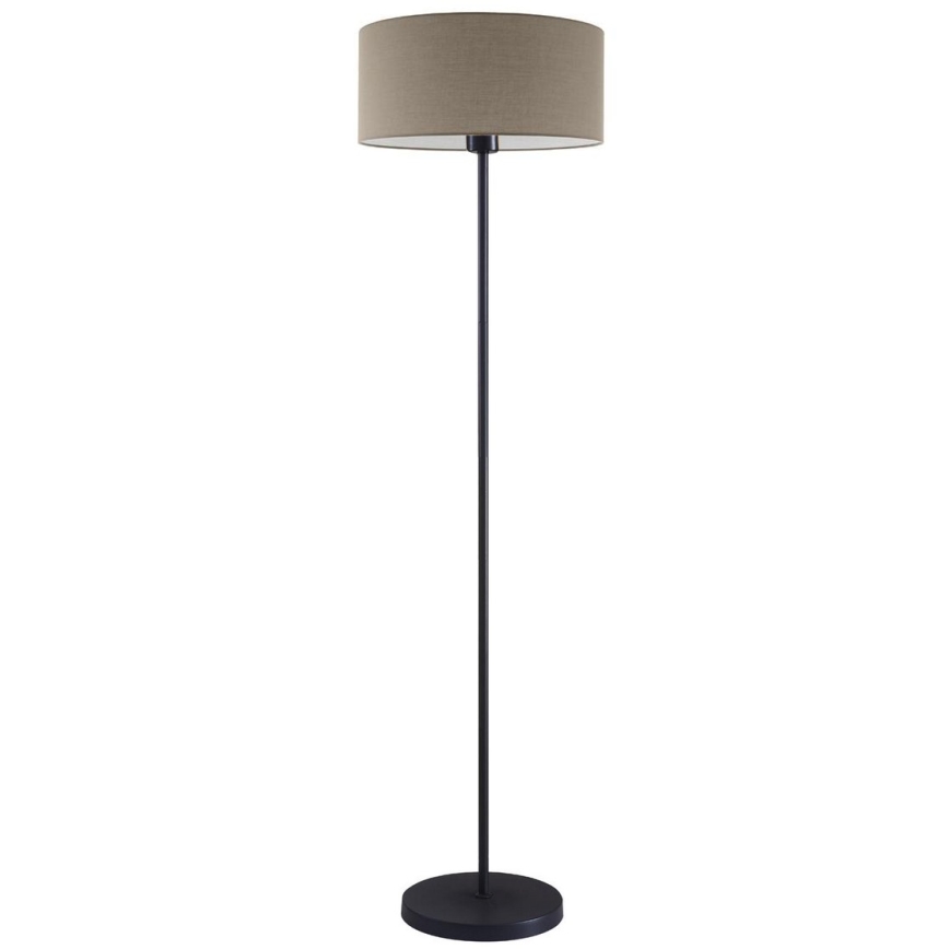 LED podna lampa TUNJA 1xE27/20W/230V Ø 38 cm crna/taupe
