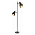 LED podna svjetiljka 1xE27/7W/230V 2700K crna