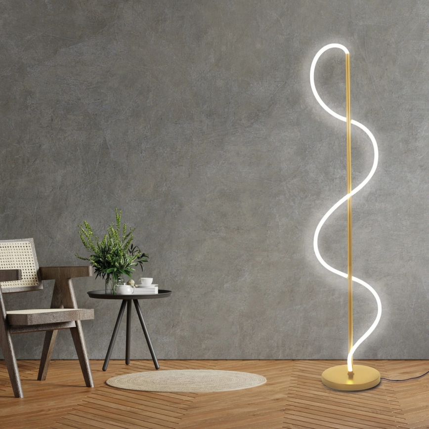 LED podna svjetiljka EMMA LED/24W/230V zlatna