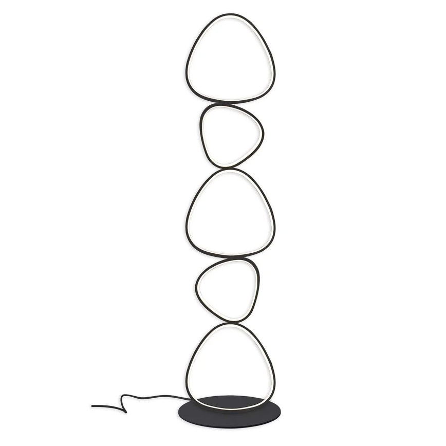 LED podna svjetiljka PETRA LED/48W/230V crna