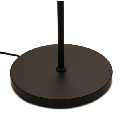 LED prigušiva podna lampa NORA LED/25W/230V 2200/3000/4000K + LED/5W 3000K crna + daljinski upravljač