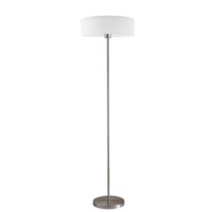 LED podna svjetiljka TUNJA 1xE27/20W/230V promjer 38 cm matni krom/bijela